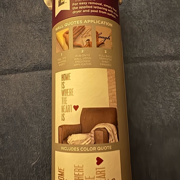 Designer Wall Lettering with Heart Design - Picture 2 of 6